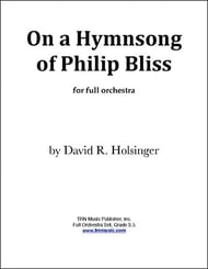 On a Hymnsong of Philip Bliss Orchestra sheet music cover Thumbnail